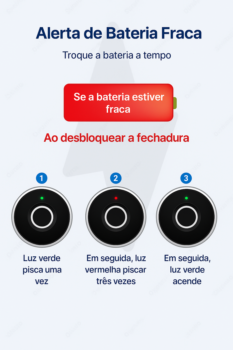 Fechadura Biométrica para Móveis Ando-Touch - Loja Andobra