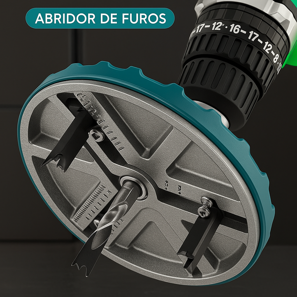 Furador Circular de Gesso Andobra – Alta Precisão para Drywall Loja Andobra