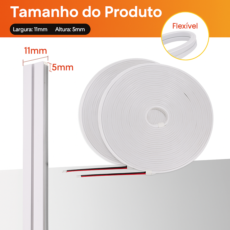 Fita NeonFlex Strip Andobra 12V Loja Andobra