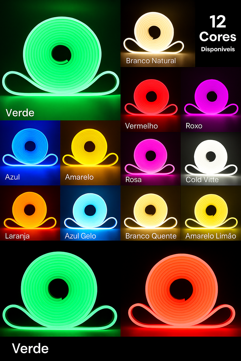 Fita NeonFlex Strip Andobra 12V Loja Andobra