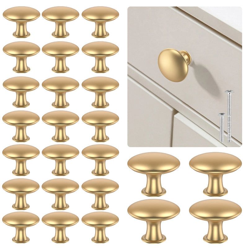 Puxador Royal Dourado Andobra - Kit 25 Pçs Loja Andobra