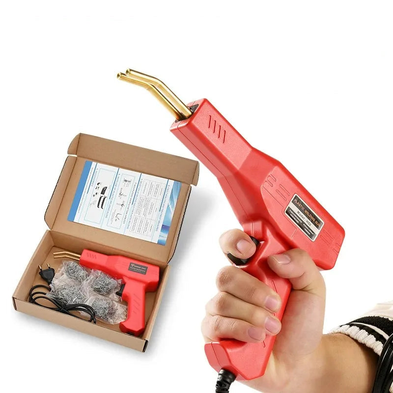 Soldadora de plástico + kit de grampos metálicos