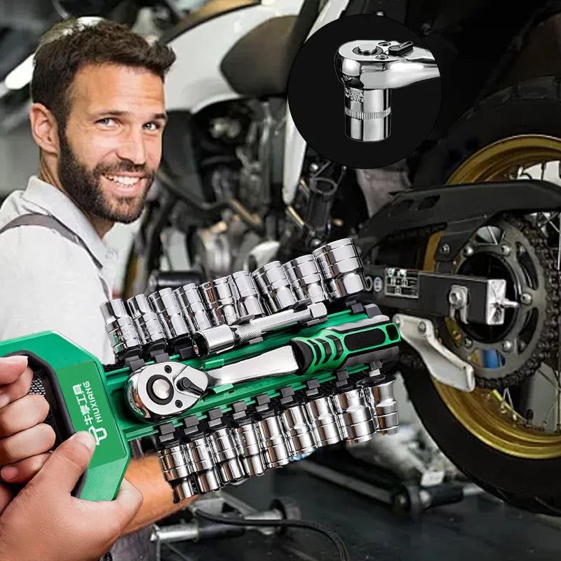 Jogo de Catraca e Soquetes AndoTorque 72T - Loja Andobra
