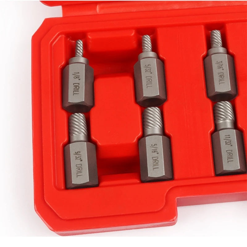 Kit Extrator de Parafusos 25 Peças – Aço Carbono de Alta Resistência Andobra