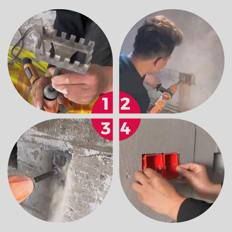 Corte Caixa Elétrica Andobra – Ideal para Tomadas em Drywall e Madeira - Loja Andobra