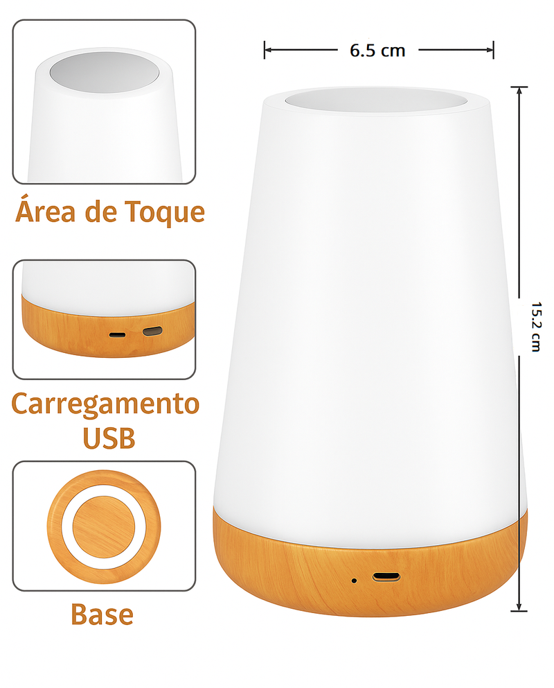 Abajur Lumo Touch Andobra (Cópia) - Loja Andobra