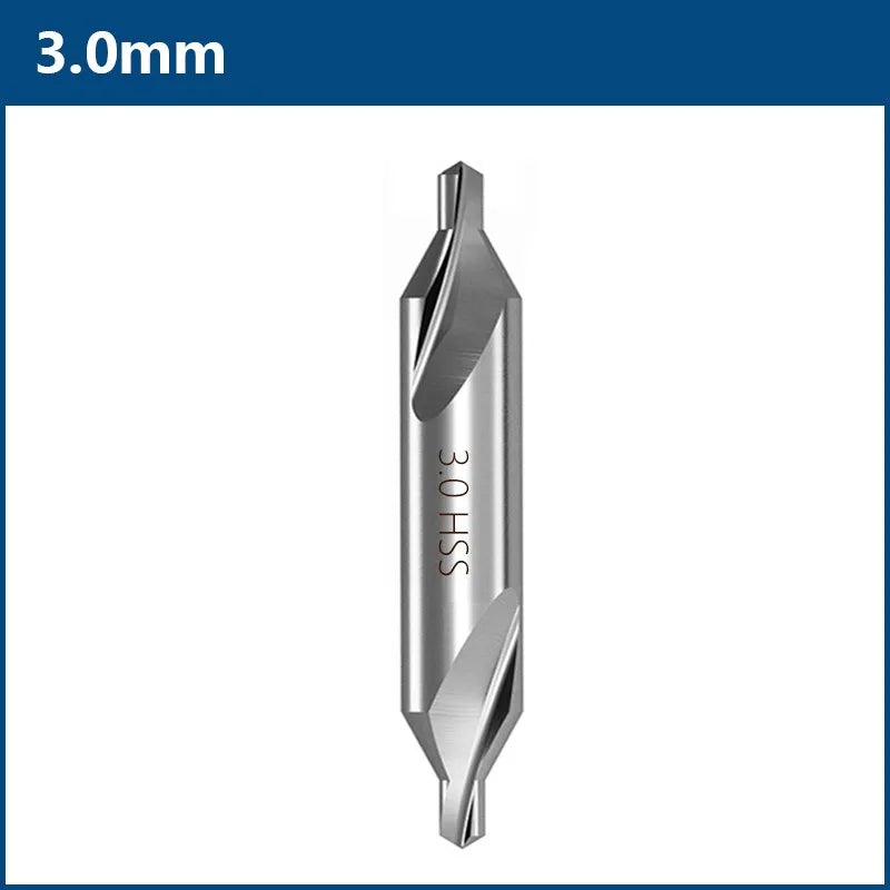 Xcan hss centro broca 60 graus núcleo broca ferramenta elétrica perfuração de metal para torno metalurgia 1-6mm